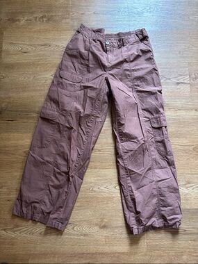 wild fable Wide-Leg Cargo Pants in Dusty Mauve
